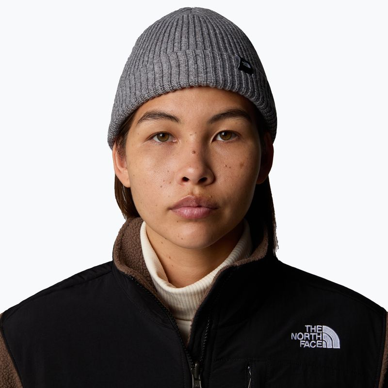 The North Face Fisherman Wintermütze mittel grau heather 4