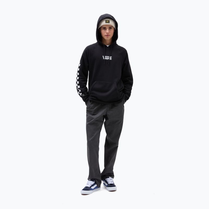 Herren Vans Mn Versa Standard Hoodie schwarz/checkerboard 3