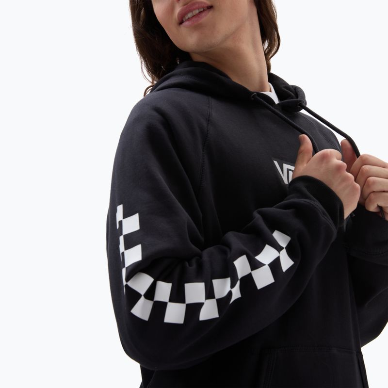 Herren Vans Mn Versa Standard Hoodie schwarz/checkerboard 5