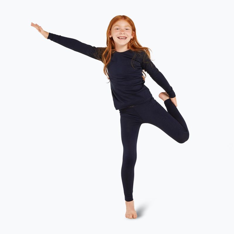 Kinder Thermoaktivshirt icebreaker 200 Oasis Crewe midnight navy 6