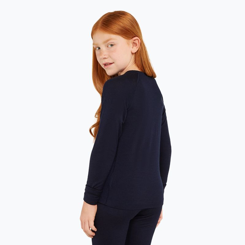 Kinder Thermoaktivshirt icebreaker 200 Oasis Crewe midnight navy 7