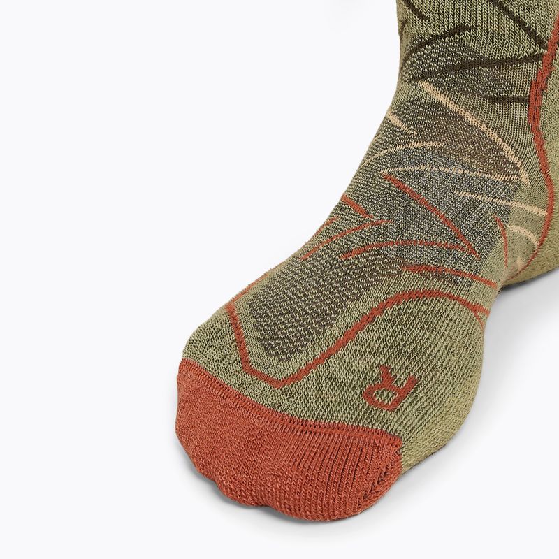 Icebreaker Damen Trekkingsocken Hike+ Medium Crew Sunrise lichen/cedarwood