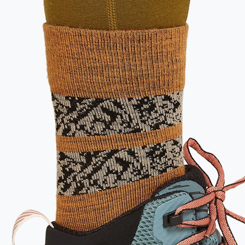 Icebreaker Damen-Trekkingsocken Hike+ Light Crew Natural Summit ray/sunone/black 4