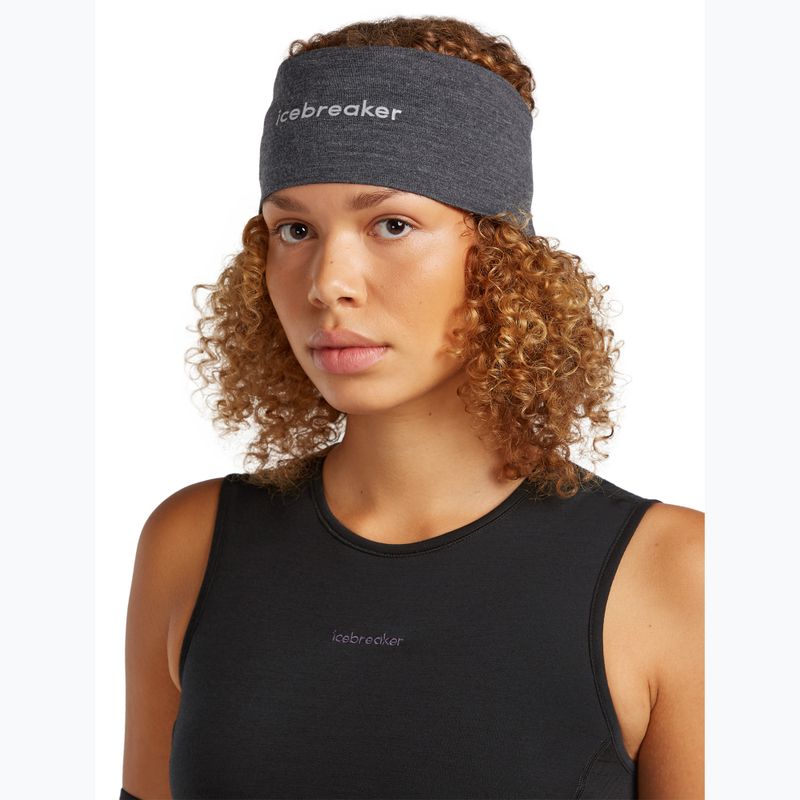 Stirnband Icebreaker Merino 200 Oasis Headband jet heather 7