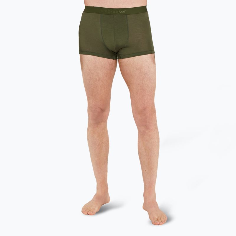 Thermo-Boxershorts für Männer icebreaker Merino 125 Cool-Lite Anatomica Trunks loden 2