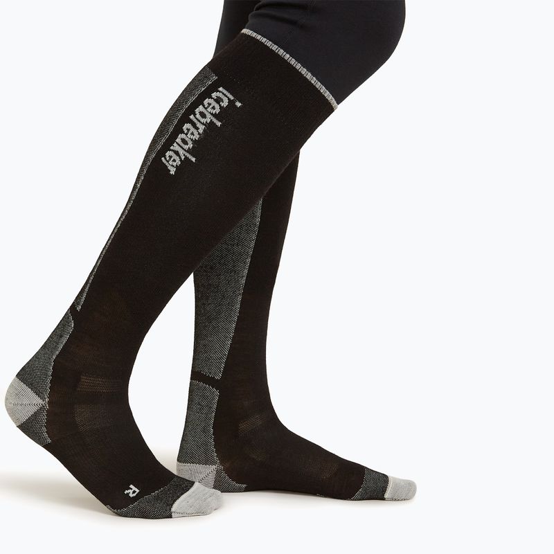 Icebreaker Herren-Skisocken Merino Ski+ Ultralight OTC schwarz/ether/graphit 2