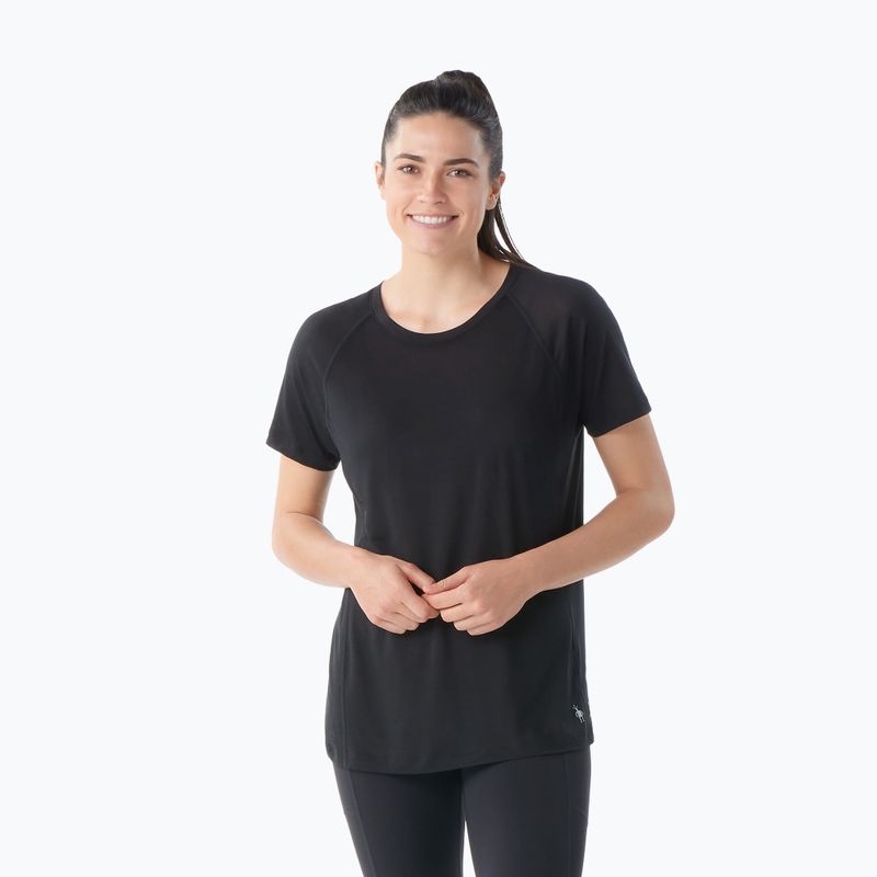 Smartwool Active Ultralite Thermo-T-Shirt für Frauen schwarz