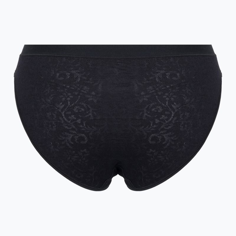 Damen Thermoslip Smartwool Merino Lace Bikini Boxed schwarz SW016618 2