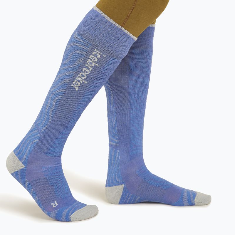 Icebreaker Herren-Skisocken Merino Ski+ Medium OTC Mountain Contour brilliant/ether/baja 2