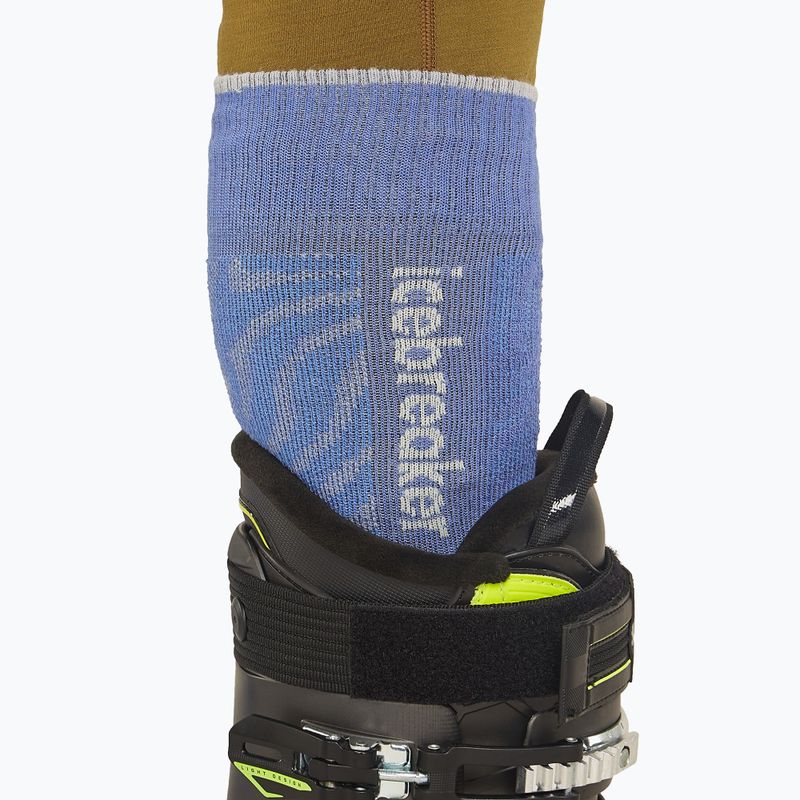 Icebreaker Herren-Skisocken Merino Ski+ Medium OTC Mountain Contour brilliant/ether/baja 4