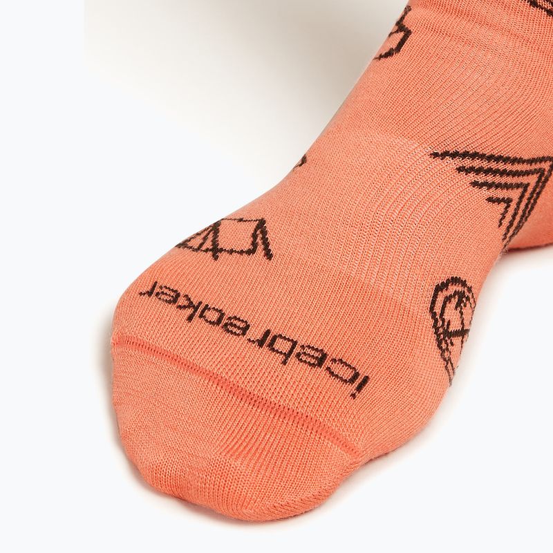 Icebreaker Damen Trekkingsocken Merino Ultralight Crew Camp Ess tang/bittersweet 2