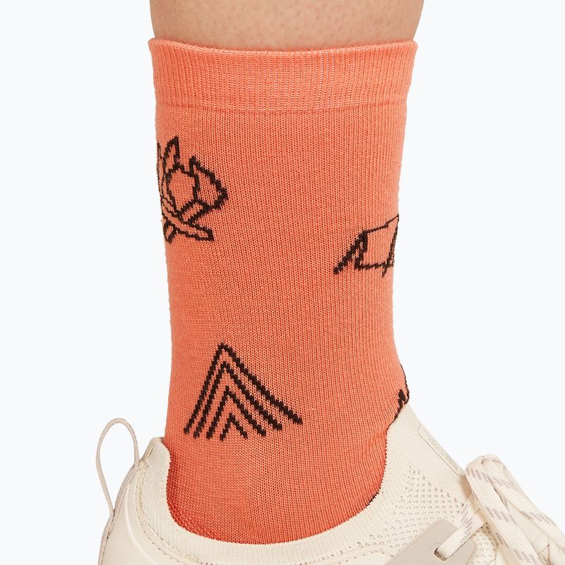 Icebreaker Damen Trekkingsocken Merino Ultralight Crew Camp Ess tang/bittersweet 3