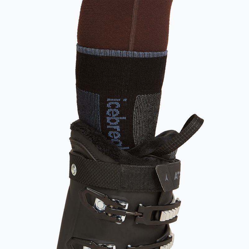 Damenskisocken icebreaker Merino Ski+ Ultralight OTC black/dawn/graphite 4