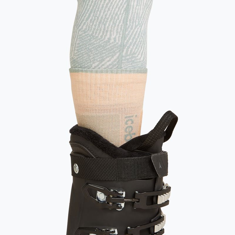 Icebreaker Damen Skisocken Merino Ski+ Ultralight OTC Sonnenstein/Moos/Feldspat