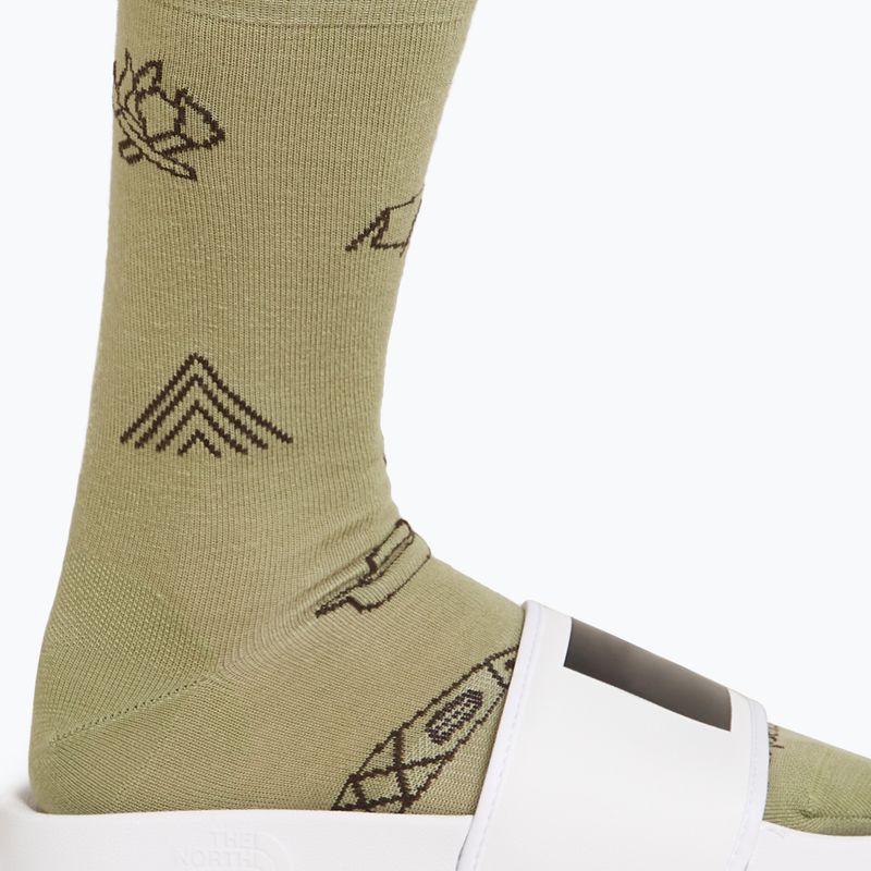 Icebreaker Merino Ultralight Crew Camp Ess lichen/bittersweet Trekkingsocken für Herren