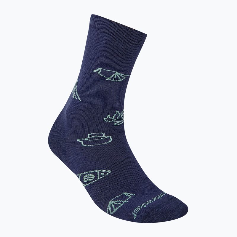 Herren Icebreaker Merino Ultralight Crew Camp Ess Trekkingsocken royal navy/cloud ray