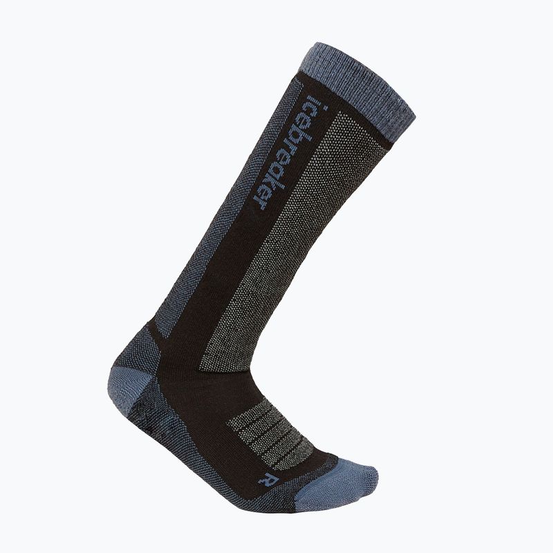 Kinderstrümpfe icebreaker Merino Blend Ski+ Medium OTC schwarz/dawn/graphit