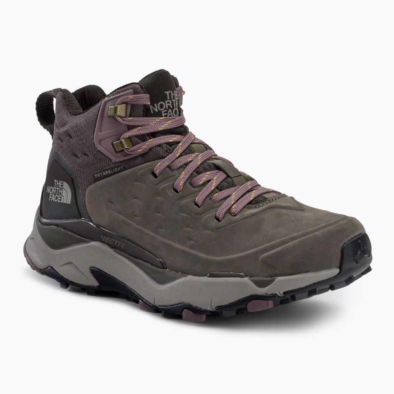 Damen-Trekkingstiefel The North Face Vectiv Exploris Mid Futurelight Lthr braun NF0A5G3AMD01