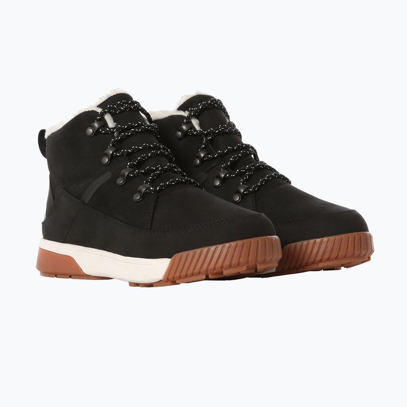Damen-Trekkingstiefel The North Face Sierra Mid Lace schwarz/gardenia weiß 7