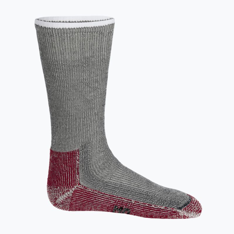 Smartwool Classic Mountaineer Maximum Cushion Crew grau-rot Trekkingsocken SW0133000031 2