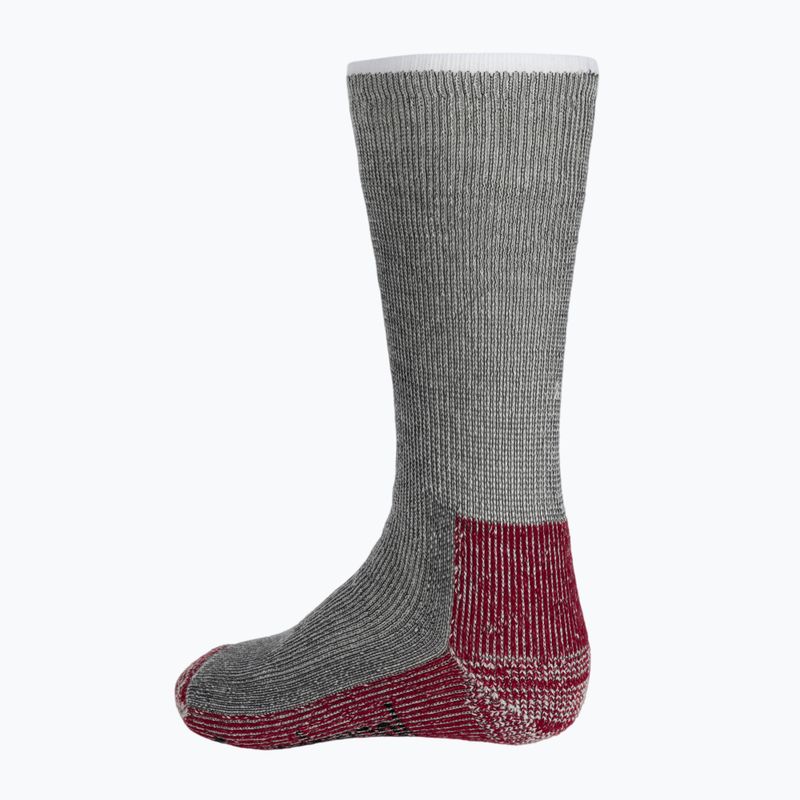 Smartwool Classic Mountaineer Maximum Cushion Crew grau-rot Trekkingsocken SW0133000031 3