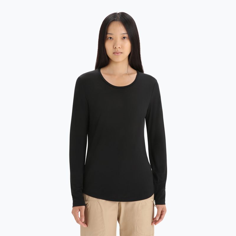 Icebreaker Sphere II Damen-Trekking-Shirt schwarz IB0A56EJ0011