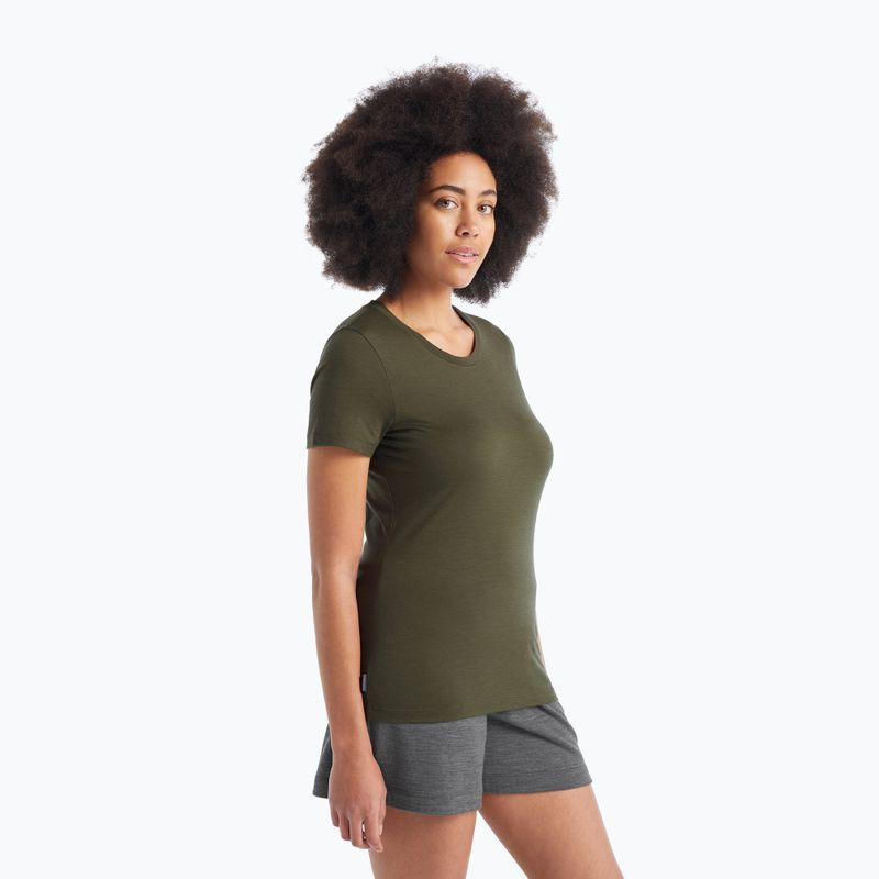 Damen-Trekking-T-Shirt Icebreaker Tech Lite II grün IB0A59J90691