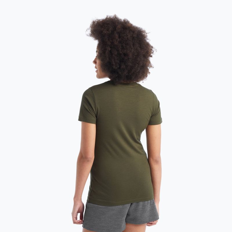 Damen-Trekking-T-Shirt Icebreaker Tech Lite II grün IB0A59J90691 3