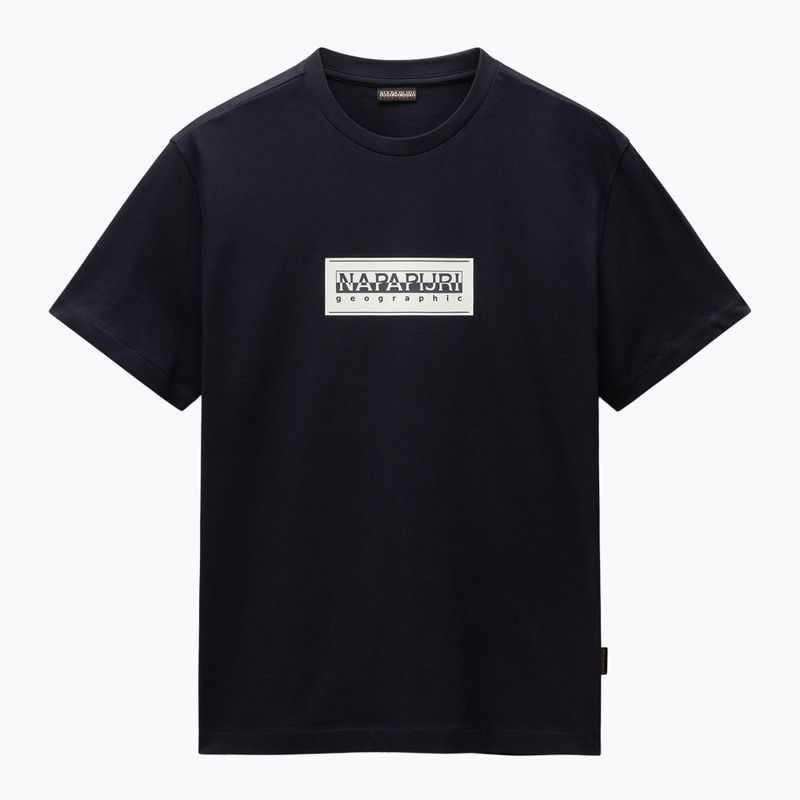 Herren Napapijri S-Box Logo T-shirt schwarz 041 4