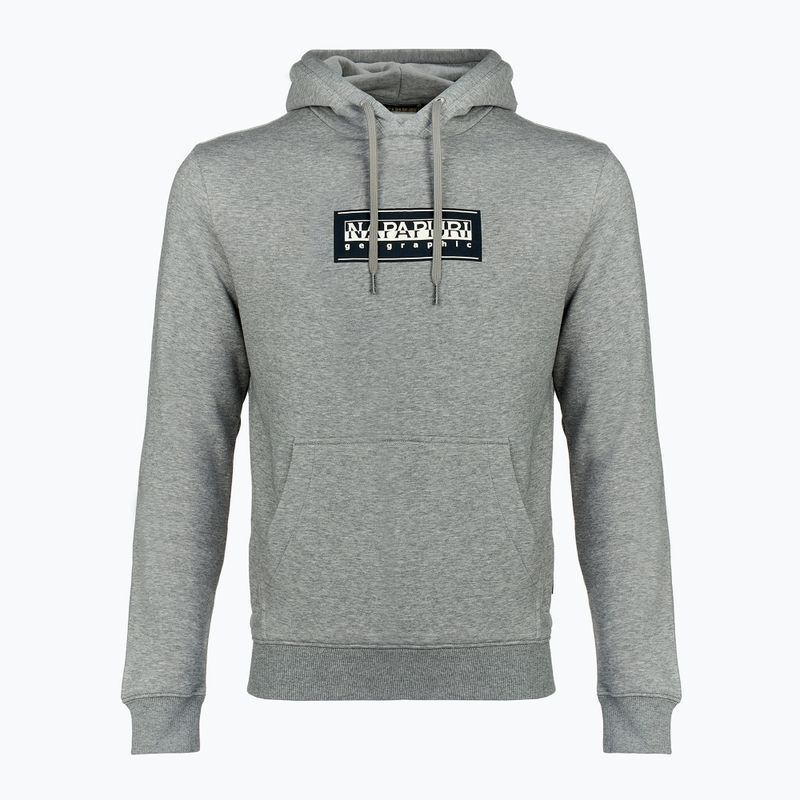 Herren Napapijri B-Suze H Sweatshirt mittelgrau melange