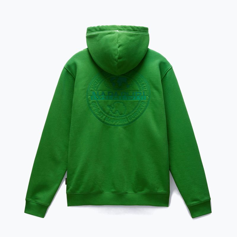 Herren Napapijri B-Kander Sweatshirt mit Kapuze grün kelly 7