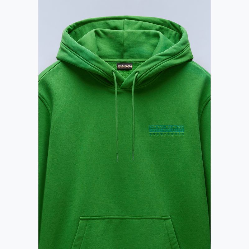 Herren Napapijri B-Kander Sweatshirt mit Kapuze grün kelly 8