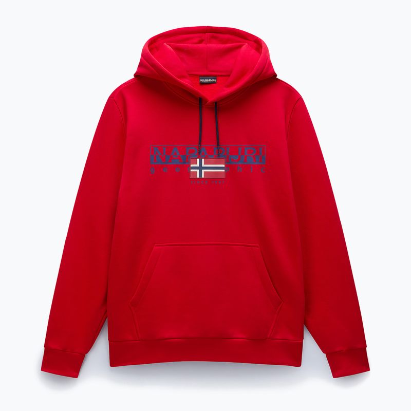 Herren Napapijri B-Aylmer Hint rot Goji Sweatshirt