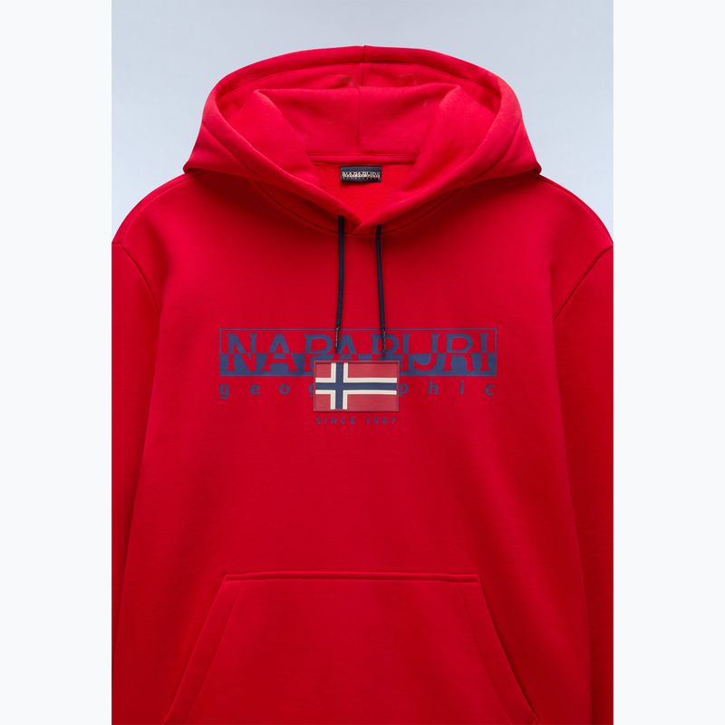 Herren Napapijri B-Aylmer Hint rot Goji Sweatshirt 3