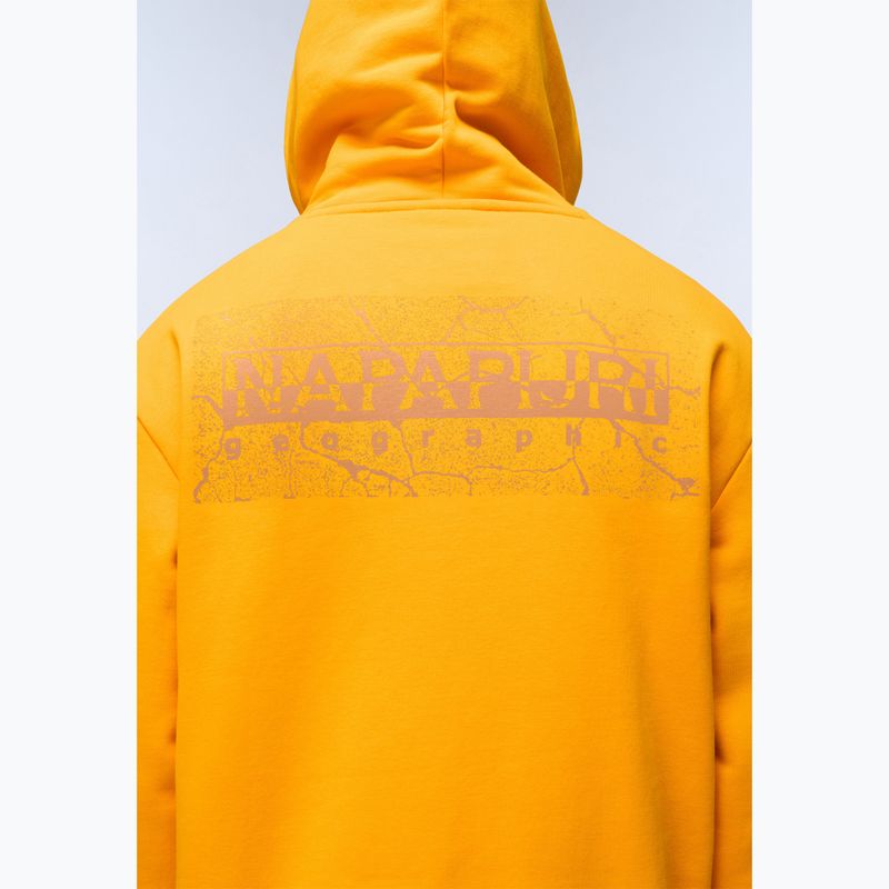 Herren Napapijri B-Albula Sweatshirt mit Kapuze orange marigold 5