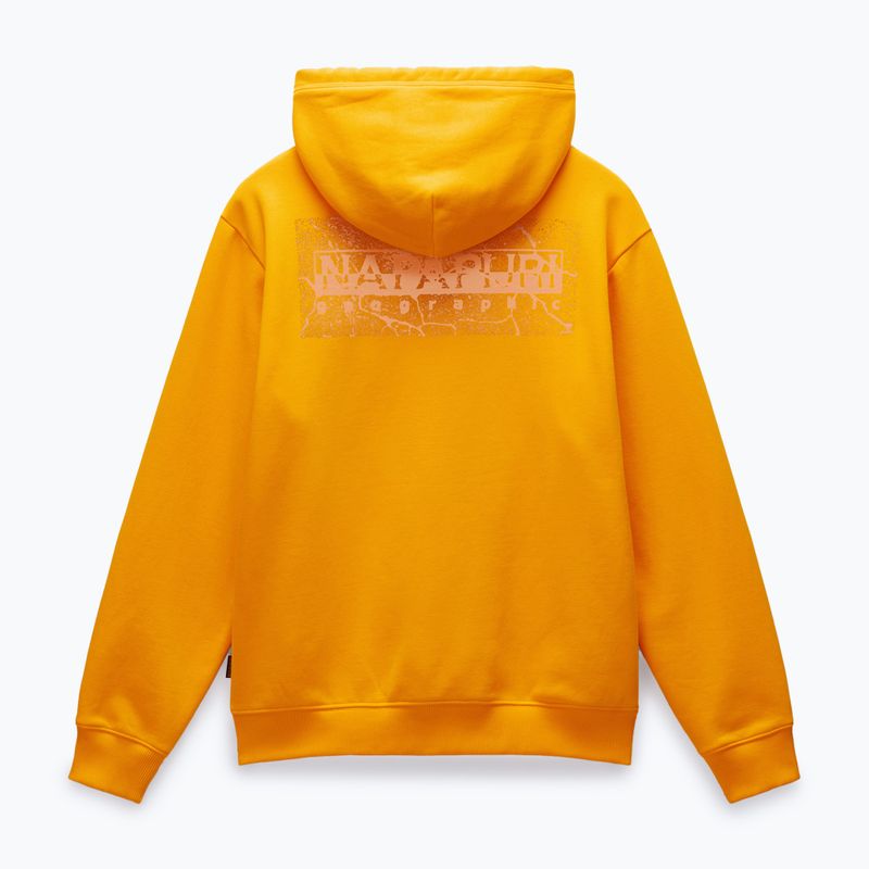 Herren Napapijri B-Albula Sweatshirt mit Kapuze orange marigold 7