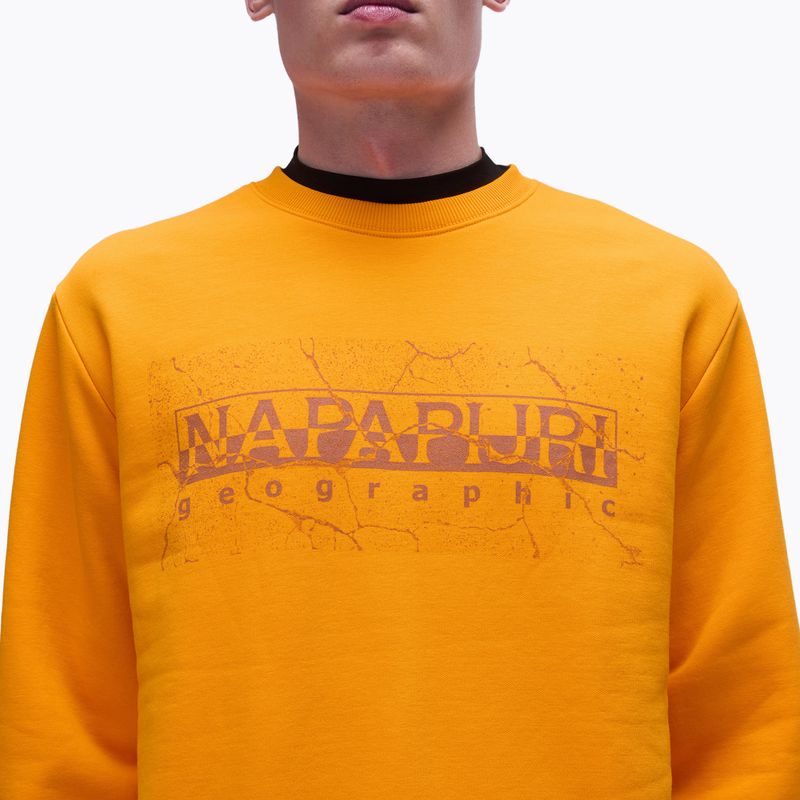 Herren Napapijri B-Albula C orange Ringelblume Sweatshirt 3