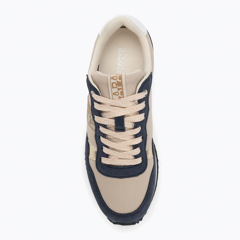 Damen Schuhe Napapijri Astra beige/azurblau 5