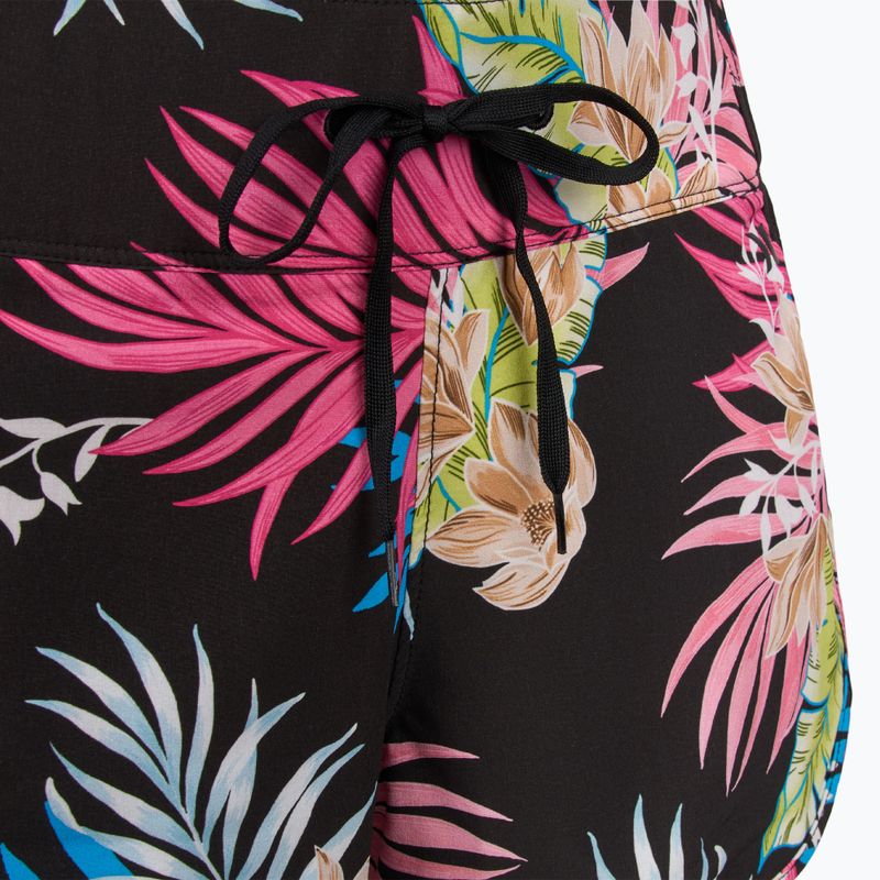 Hurley Hana Aquas 2.5" Frauen schwimmen Shorts schwarz 3