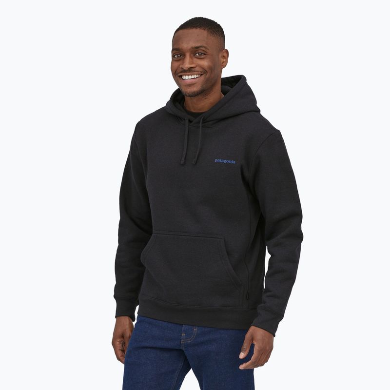 Patagonia Boardshort Logo Uprisal Hoody Tinte schwarz 6