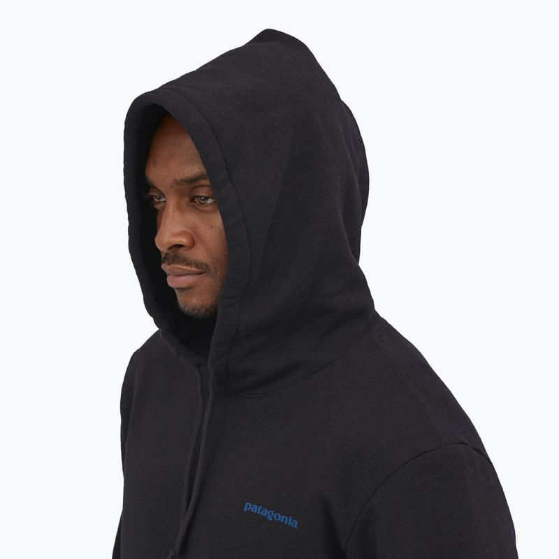 Patagonia Boardshort Logo Uprisal Hoody Tinte schwarz 8