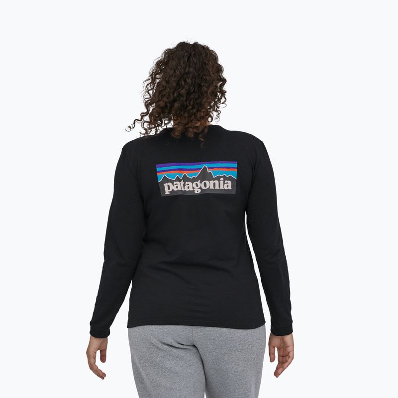 Damen Patagonia P-6 Logo Responsibili-Tee schwarz 2