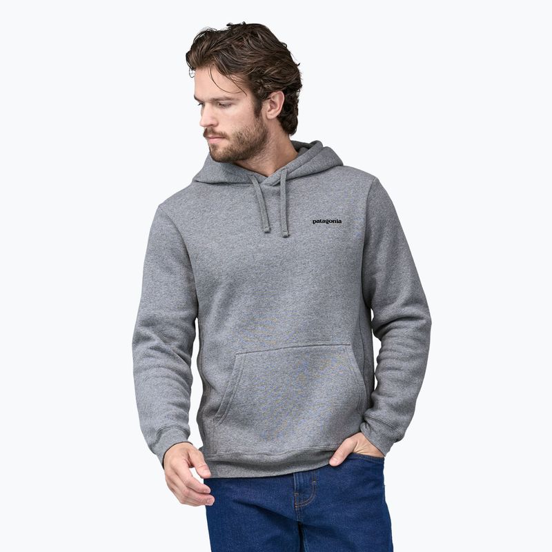 Patagonia Fitz Roy Icon Uprisal Hoody kiesiges Heidekraut Sweatshirt