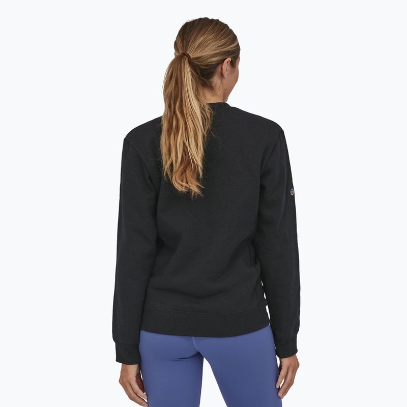 Sweatshirt Hoodie Patagonia Fitz Roy Icon Uprisal Crew ink black 4