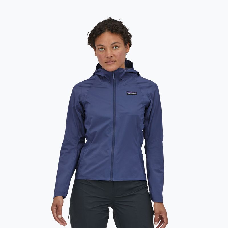 Damen Fahrradjacke Patagonia Dirt Roamer Ton blau
