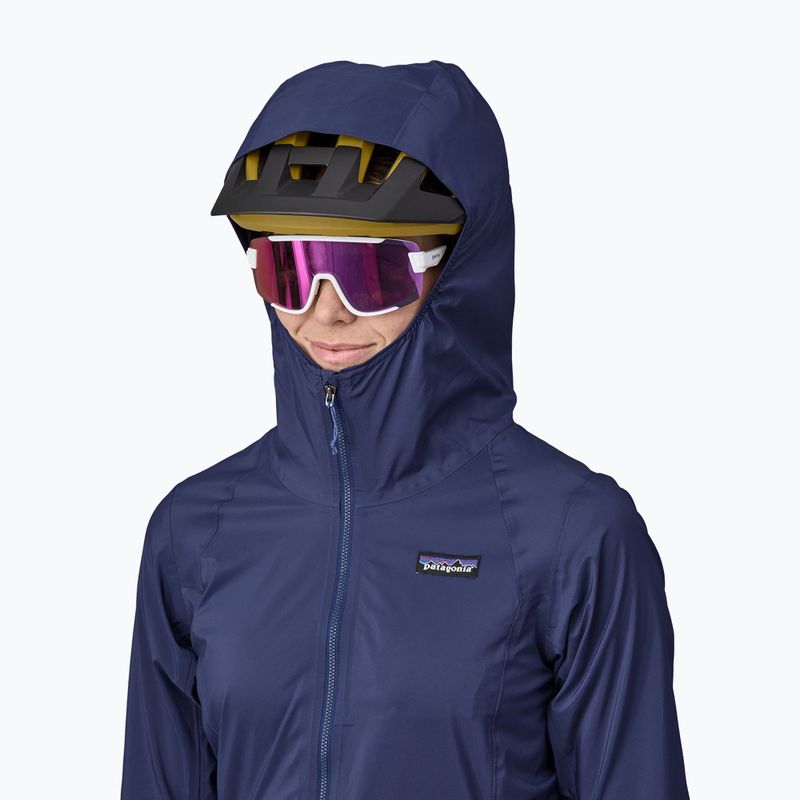 Damen Fahrradjacke Patagonia Dirt Roamer Ton blau 3