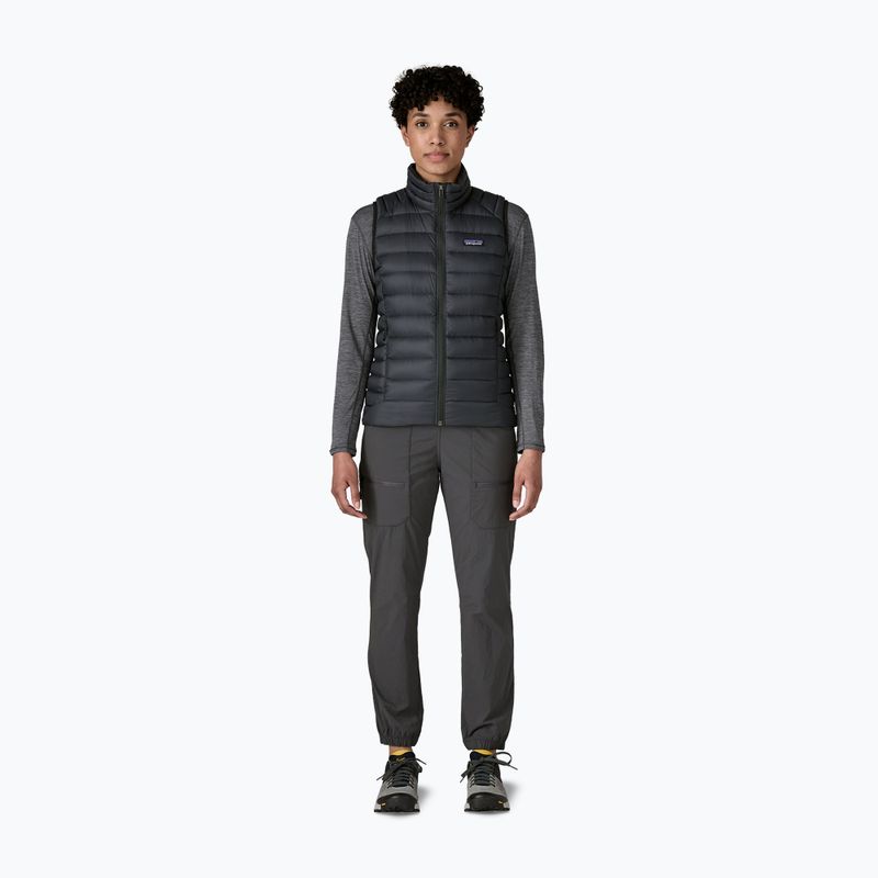 Patagonia Damen ärmelloser Daunenpullover schwarz 2