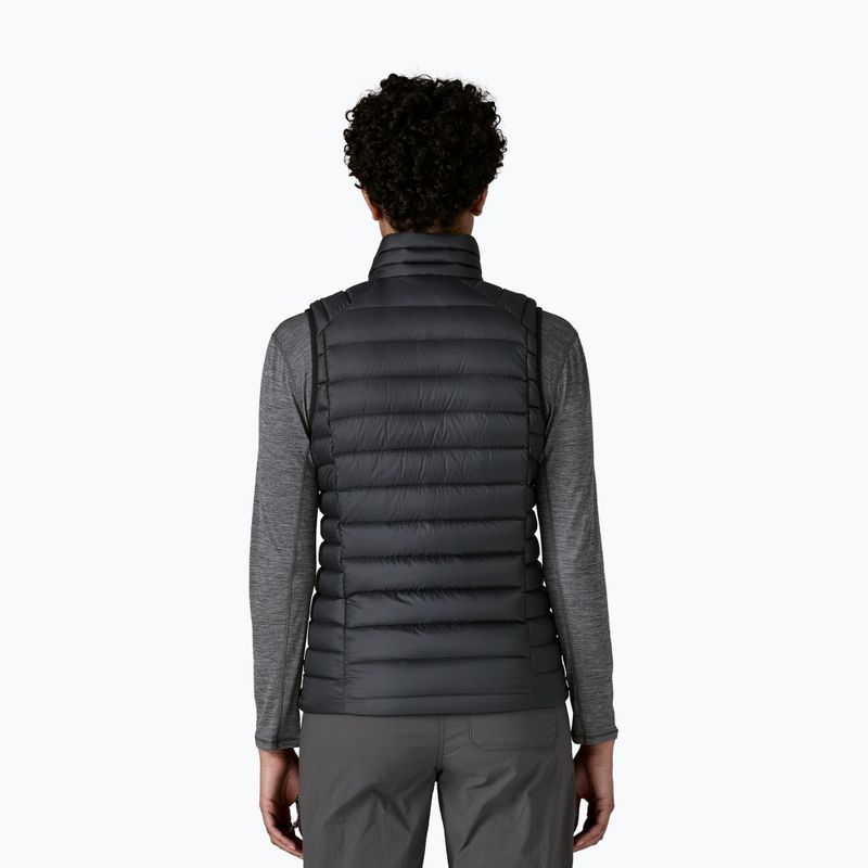 Patagonia Damen ärmelloser Daunenpullover schwarz 3