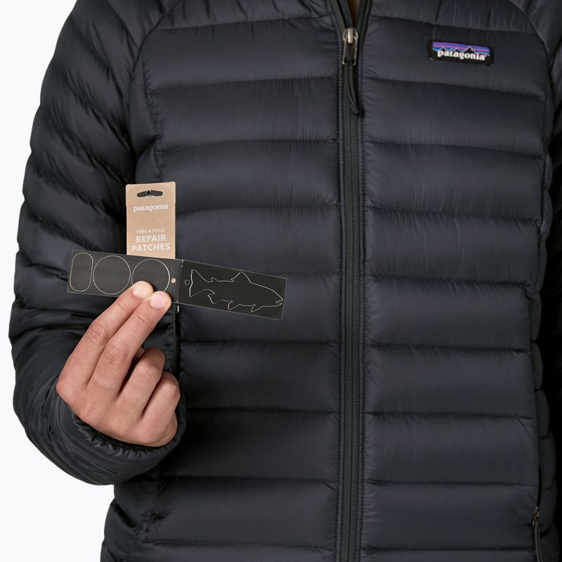 Damen Patagonia Daunenpullover Hoody schwarz 6