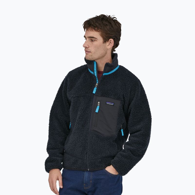 Herren Patagonia Classic Retro-X Pech blau Fleece-Sweatshirt